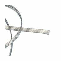 Tresse plate FTCB encouronne, cuivre étamé 25 mm²