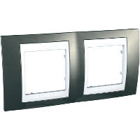 Unica - Plaque 2 poste Champagne