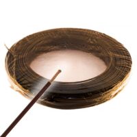 Fil souple H05VK 6 mm² - Bobine de 100m - Noir