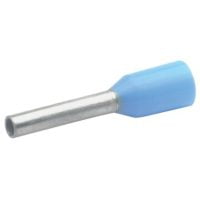 Embout de câblage isolé bleu 0,75mm² - longueur 8mm