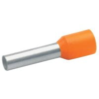 Embout de câblage isolé orange 4mm² - longueur 12mm